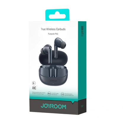 Bluetooth-Freisprecheinrichtung Joyroom Funpods JR-FN2, TWS, ANC, Schwarz