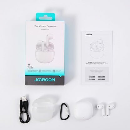 Bluetooth Handsfree Joyroom Funpods JR-FB1 New Version, TWS, White