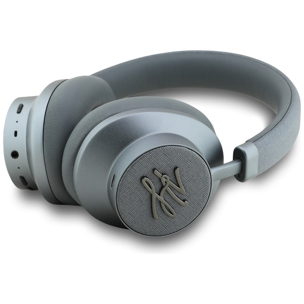 Handsfree Bluetooth Karl Lagerfeld Grained Initials, A2DP, ANC, Grau