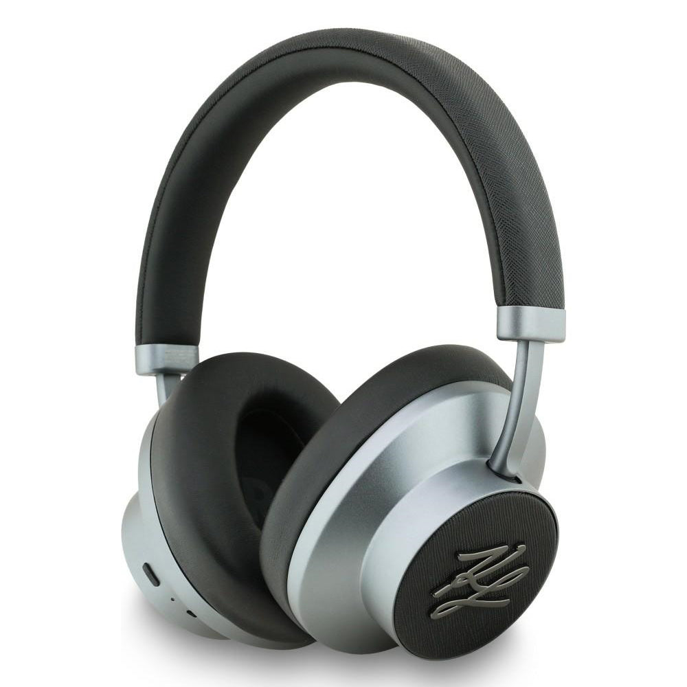 Handsfree Bluetooth Karl Lagerfeld Grained Initials, A2DP, ANC, Schwarz