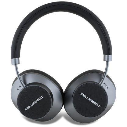 Bluetooth-Headset Karl Lagerfeld Saffiano Elongated, A2DP, ANC, Schwarz