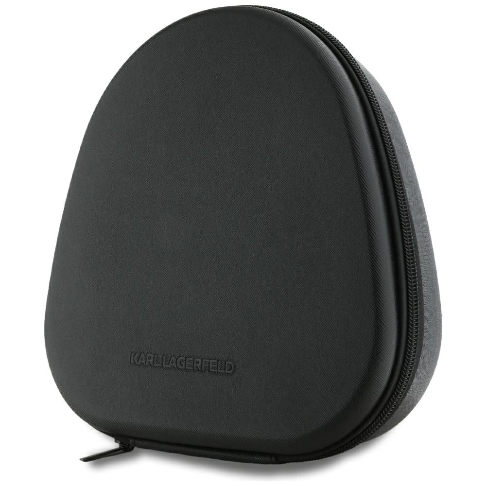 Bluetooth-Headset Karl Lagerfeld Saffiano Elongated, A2DP, ANC, Schwarz
