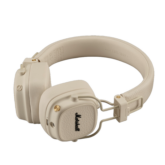 Freisprech-Bluetooth Marshall Major V, A2DP, Creme, Neuversiegelt