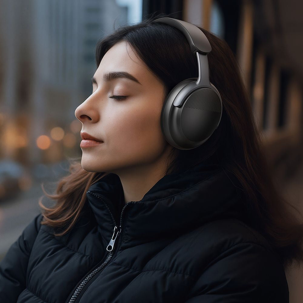 Handsfree Bluetooth McDodo HP-1420 T02, A2DP, ANC, Schwarz