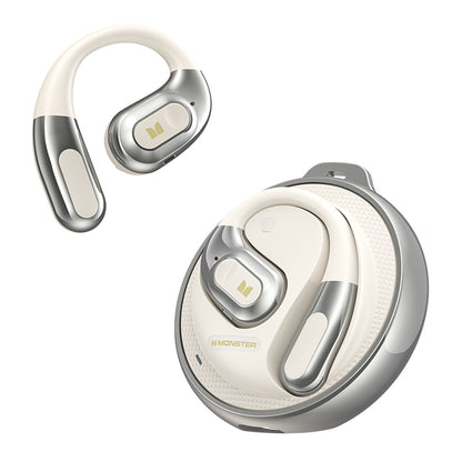 Handsfree Bluetooth Monster AC330 AI Translation, TWS, White