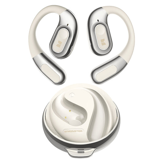 Freisprech-Bluetooth Monster AC330 KI-Übersetzung, TWS, Weiß