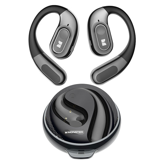 Freisprecheinrichtung Bluetooth Monster AC330 AI Übersetzung, TWS, Schwarz