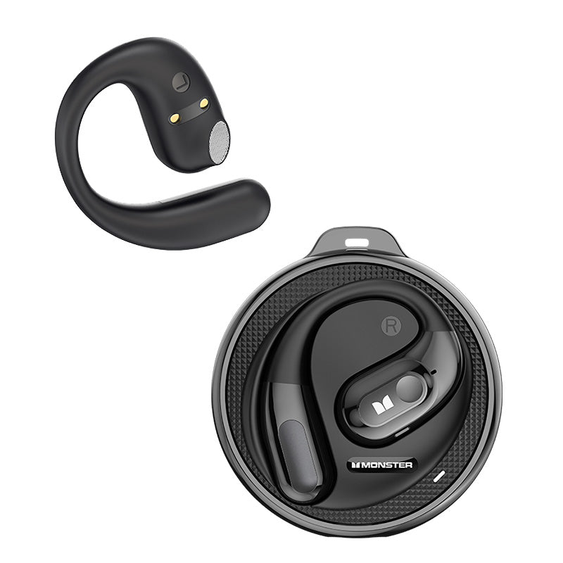 Freisprecheinrichtung Bluetooth Monster AC330 AI Übersetzung, TWS, Schwarz