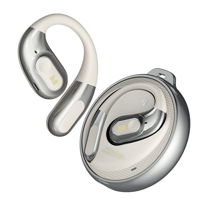 Handsfree Bluetooth Monster AC330 AI Translation, TWS, White