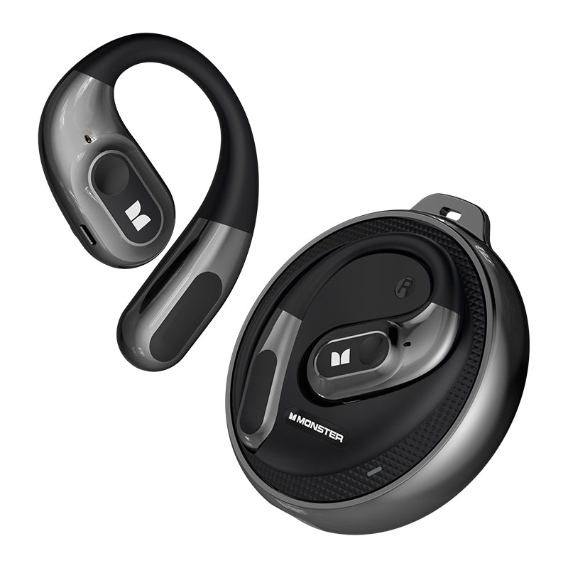 Freisprecheinrichtung Bluetooth Monster AC330 AI Übersetzung, TWS, Schwarz