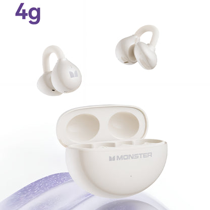 Bluetooth-Headset Monster AirClip AC200, TWS, Hellcreme