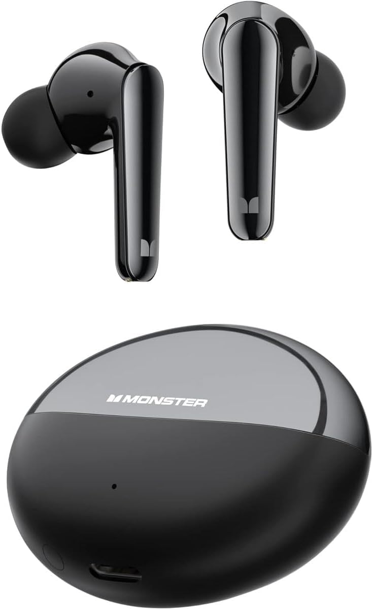Bluetooth Handsfree Monster N-Lite 203 AirLinks, TWS, Black