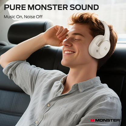 Bluetooth-Headset Monster Persona 5th, MultiPoint, A2DP, ANC, Weiß