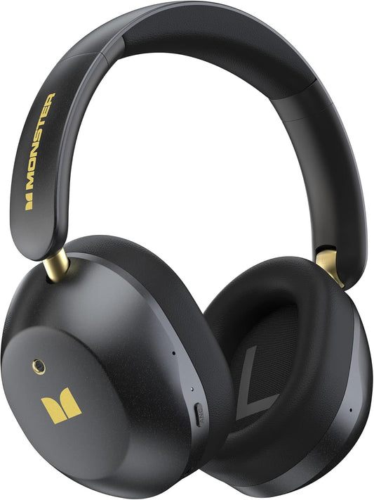 Bluetooth-Headset Monster Persona 6th, MultiPoint, A2DP, ANC, Schwarz