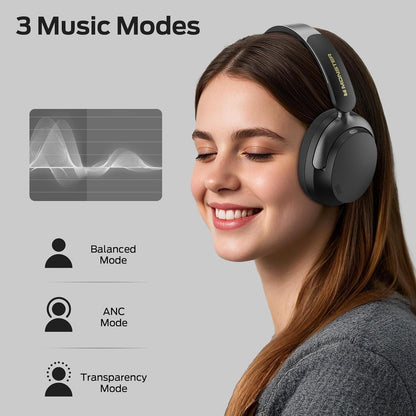 Bluetooth-Headset Monster Persona 3rd, MultiPoint, A2DP, ANC, Schwarz