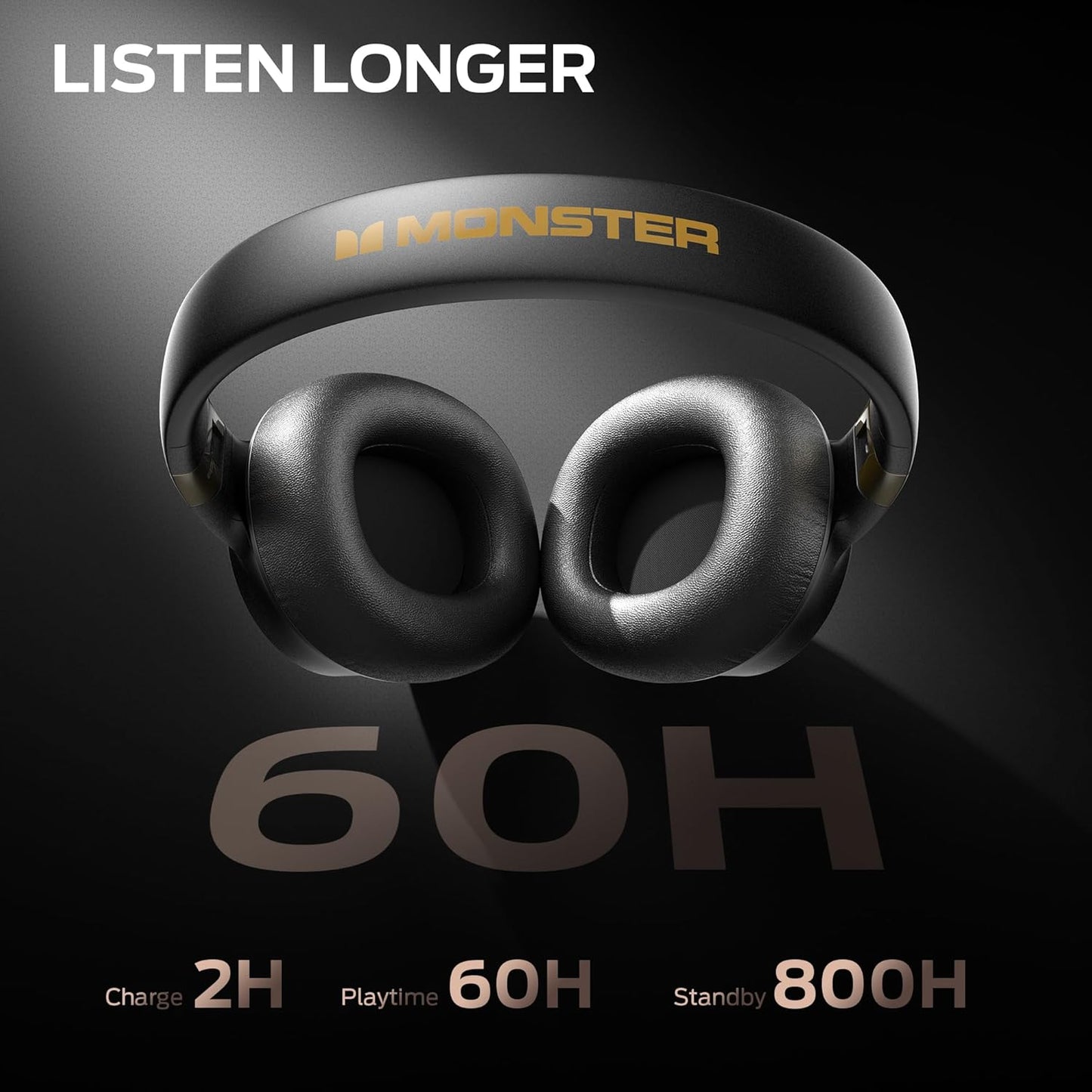 Bluetooth-Headset Monster Persona SE, A2DP, ANC, Schwarz