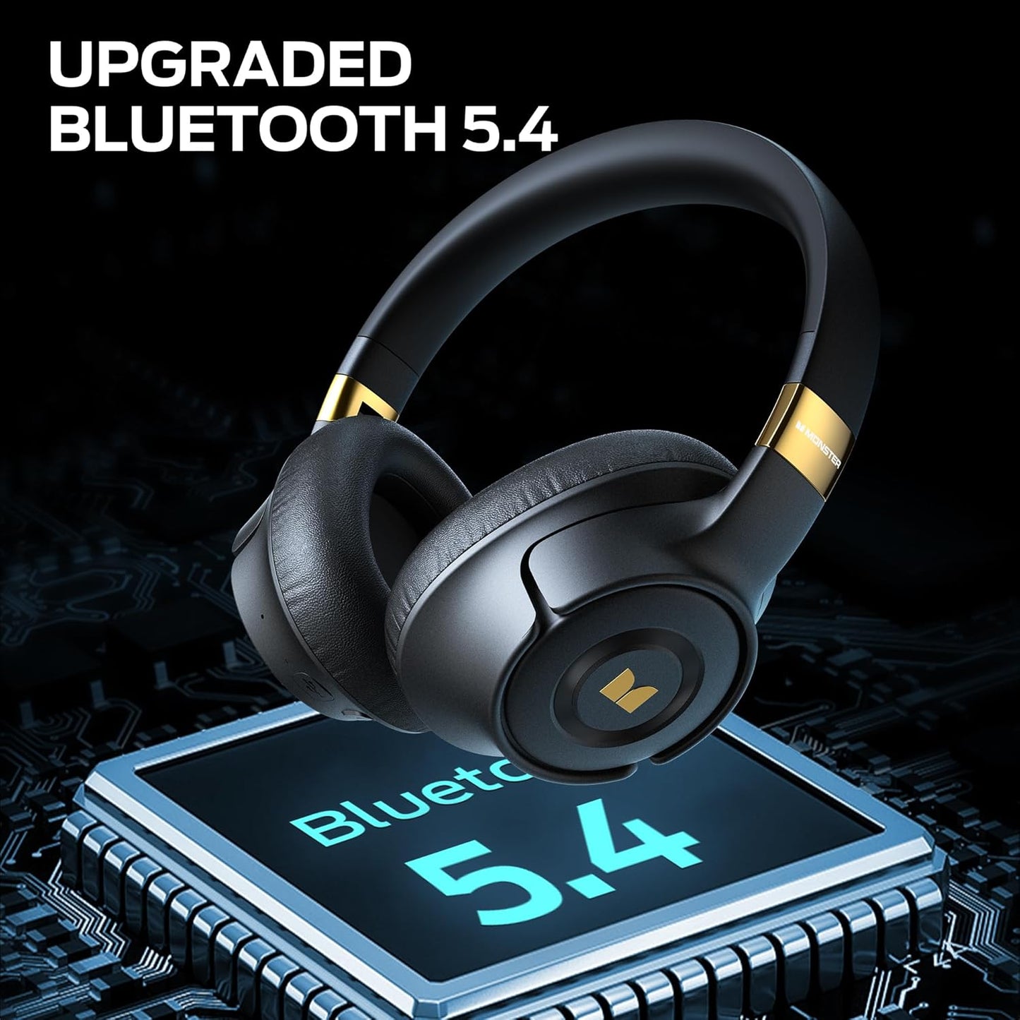 Bluetooth-Headset Monster Persona SE, A2DP, ANC, Schwarz