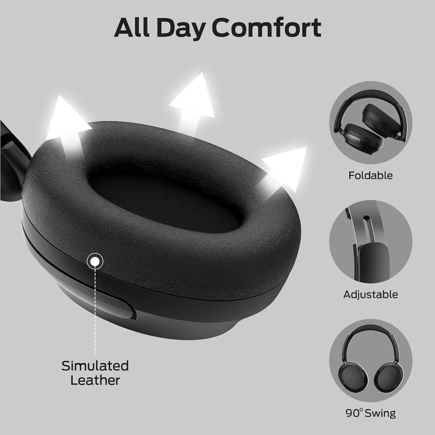 Bluetooth-Headset Monster Persona 3rd, MultiPoint, A2DP, ANC, Schwarz