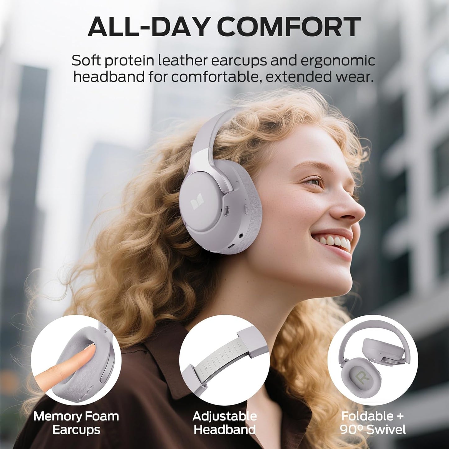 Handsfree Bluetooth Monster Persona 5th, MultiPoint, A2DP, ANC, Purple