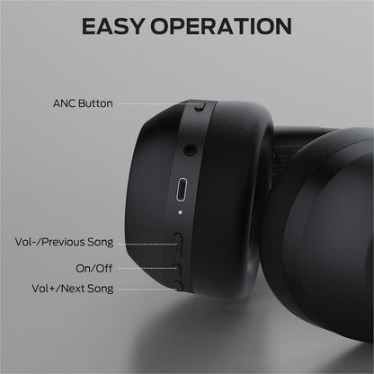 Bluetooth-Headset Monster Persona 6th, MultiPoint, A2DP, ANC, Schwarz
