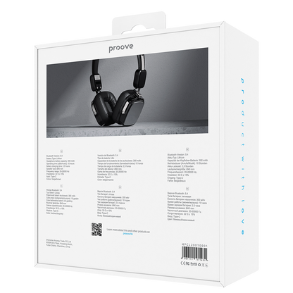Handsfree Bluetooth Proove 70's Classic II, A2DP, Schwarz
