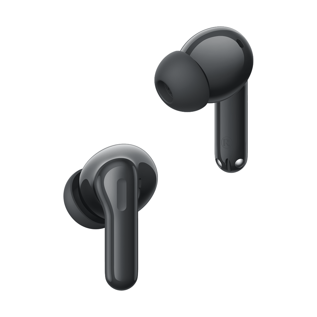 Handsfree Bluetooth Realme Buds T200, TWS, ANC, MultiPoint, Grau