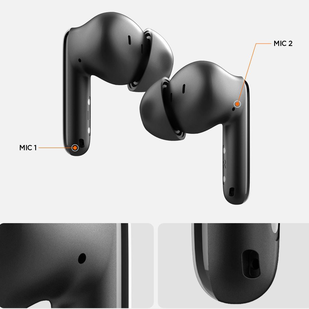 Handsfree Bluetooth Spigen SA2400, TWS, ANC, Weiß