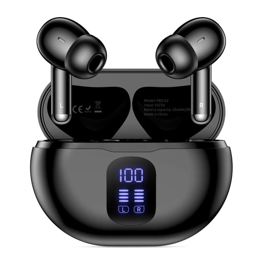 Bluetooth-Freisprecheinrichtung Tech-Protect Ultraboost Pro G2, TWS, Schwarz