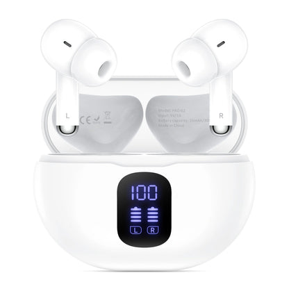 Bluetooth-Freisprecheinrichtung Tech-Protect Ultraboost Pro G2, TWS, Weiß