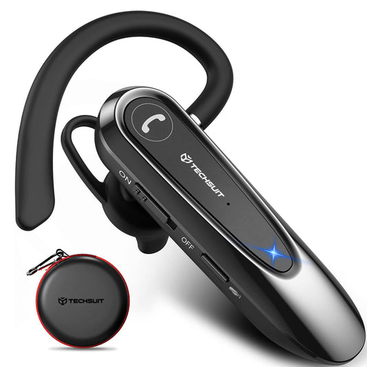 Freisprecheinrichtung Bluetooth Techsuit CB2 AirTalk, A2DP, Schwarz