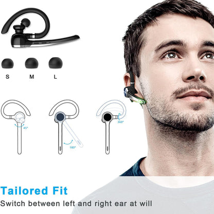 Freisprech-Bluetooth Techsuit NeXound G7, MultiPoint, A2DP, Schwarz