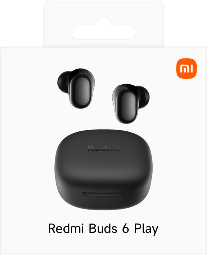 Bluetooth-Freisprecheinrichtung Xiaomi Redmi Buds 6 Play, TWS, Schwarz BHR8776GL
