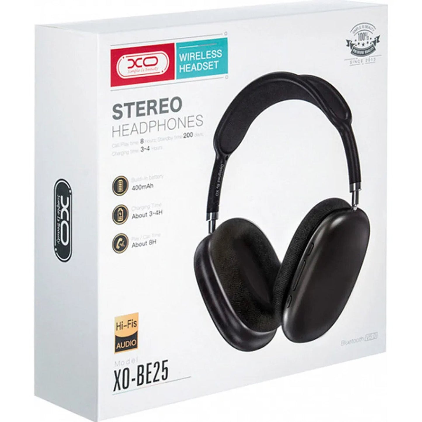 Handsfree Bluetooth XO Design BE25, A2DP, Schwarz