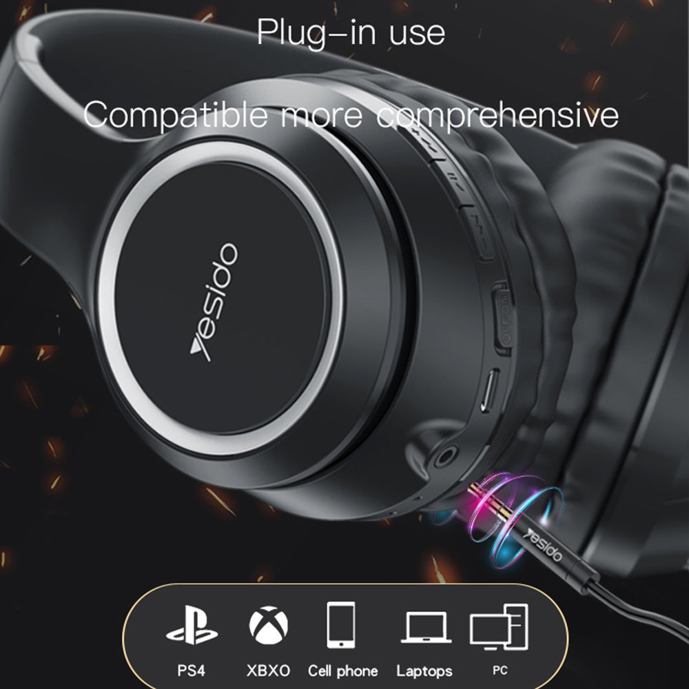 Handsfree Bluetooth Yesido EP03, A2DP, Schwarz