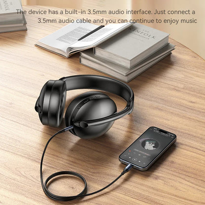 Bluetooth-Freisprecheinrichtung Yesido EP08, A2DP, ANC, Schwarz