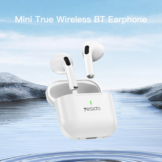 Handsfree Bluetooth Yesido TWS17, TWS, Weiß