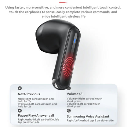 Handsfree Bluetooth Yesido TWS19, TWS, Schwarz