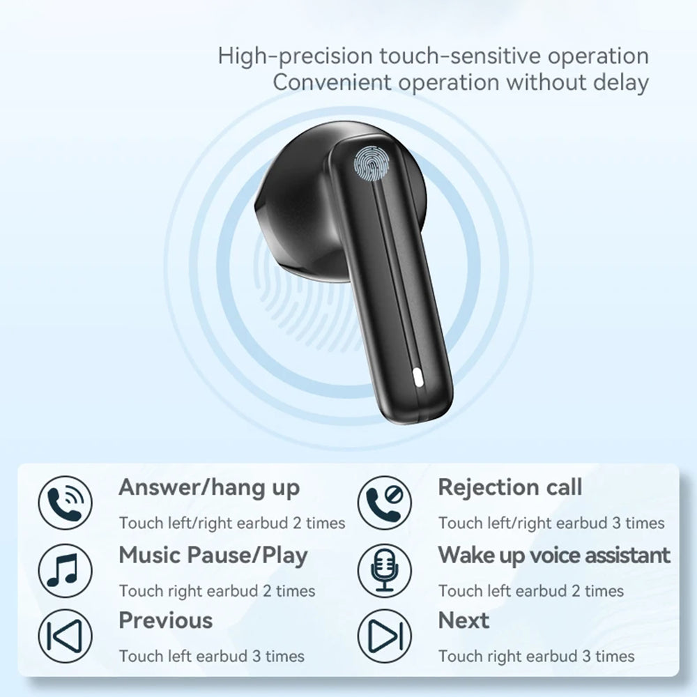 Handsfree Bluetooth Yesido TWS25, TWS, Schwarz