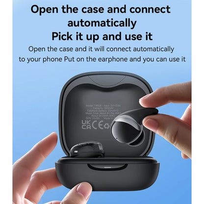 Handsfree Bluetooth Yesido TWS30, TWS, ANC, Schwarz