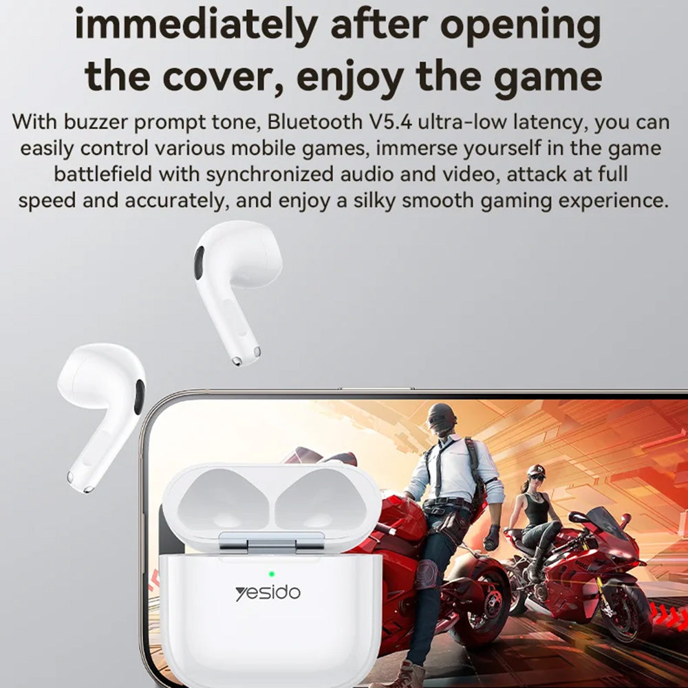 Handsfree Bluetooth Yesido TWS31, TWS, Weiß