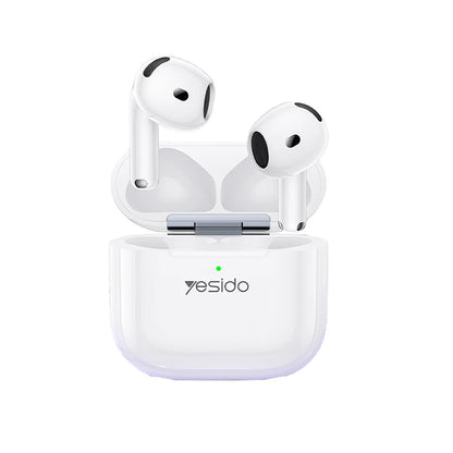 Handsfree Bluetooth Yesido TWS32, TWS, ANC, Weiß