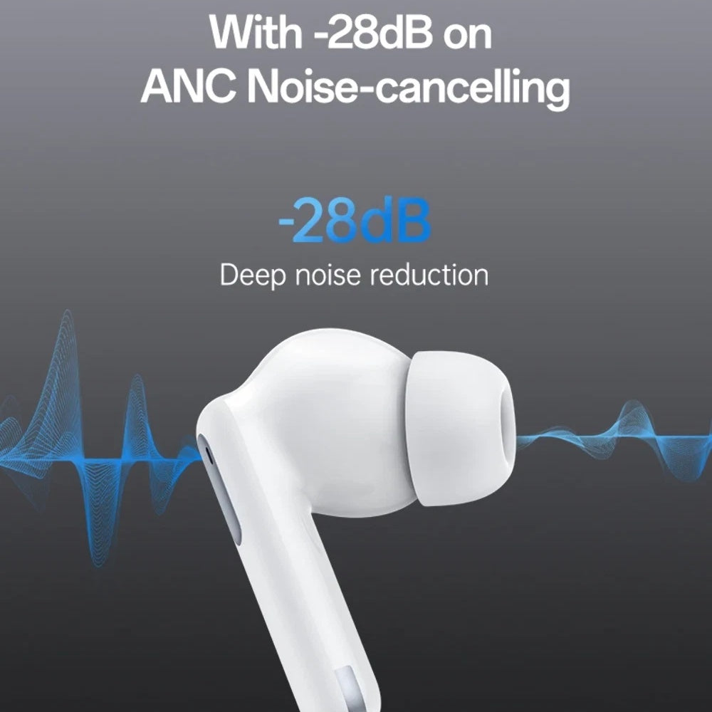 Handsfree Bluetooth Yesido TWS34, TWS, ANC, Weiß