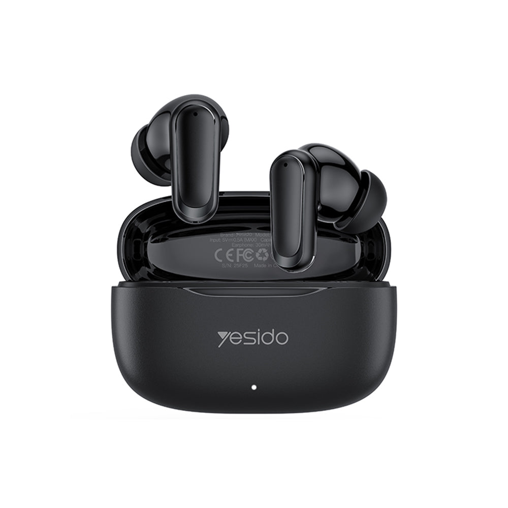 Bluetooth-Freisprecheinrichtung Yesido TWS38, TWS, Schwarz