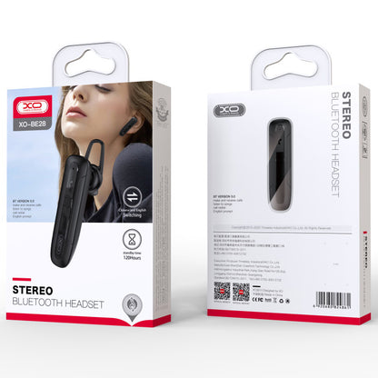 XO Design BE28 Bluetooth Headset | A2DP | Schwarz