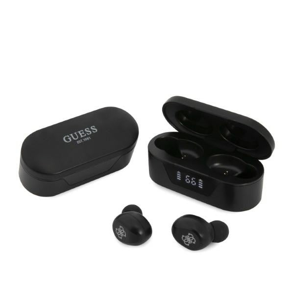 Handsfree Bluetooth Guess Classic Logo, TWS, Schwarz