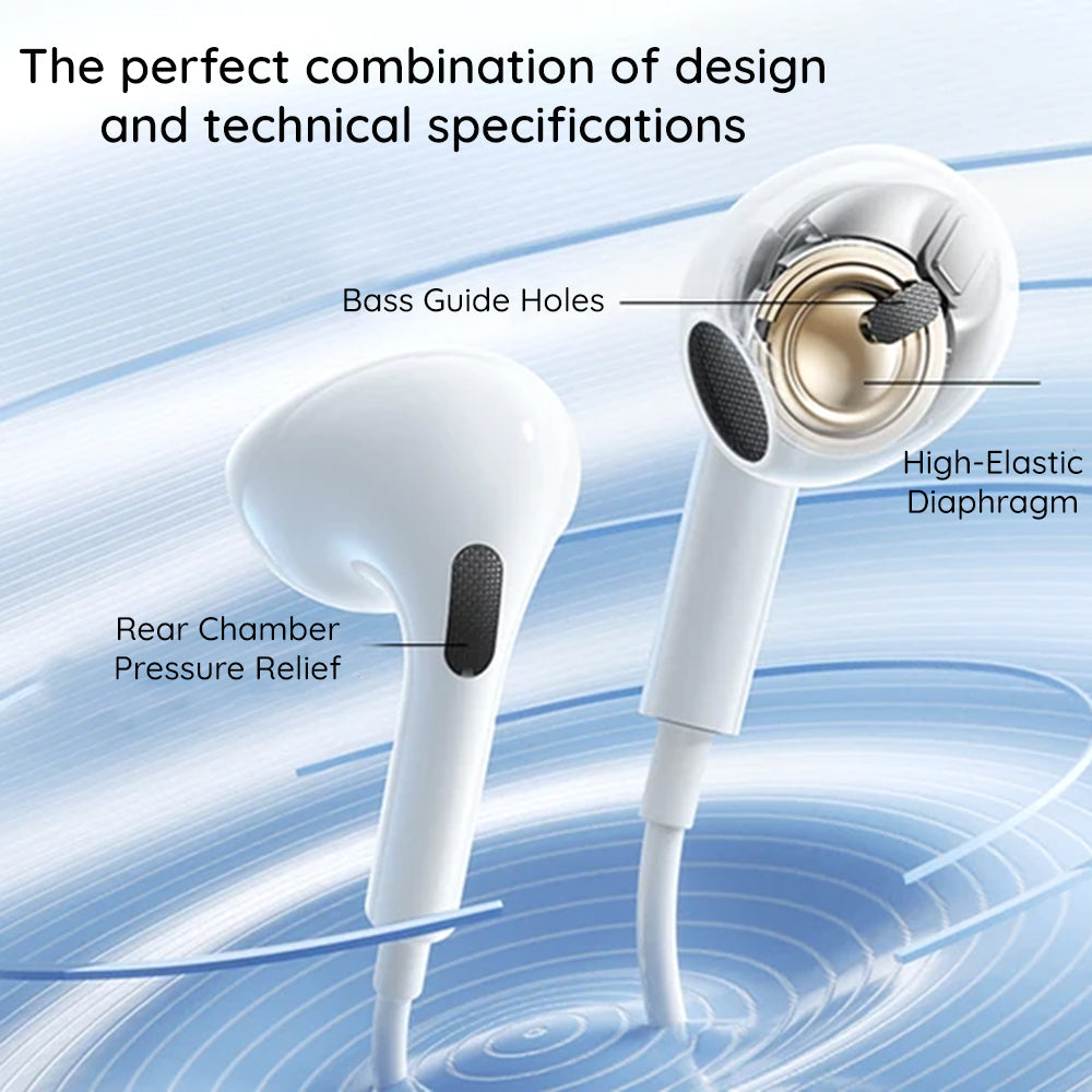 Handsfree USB-C Baseus Encok CZ19, Weiß A00182201213-00