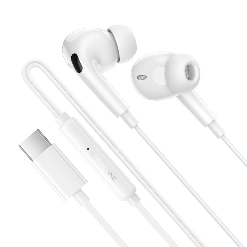 USB-C Freisprecheinrichtung Borofone BM100 Pro Fuente, Weiß