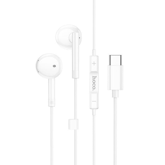 Handsfree USB-C HOCO M95, White