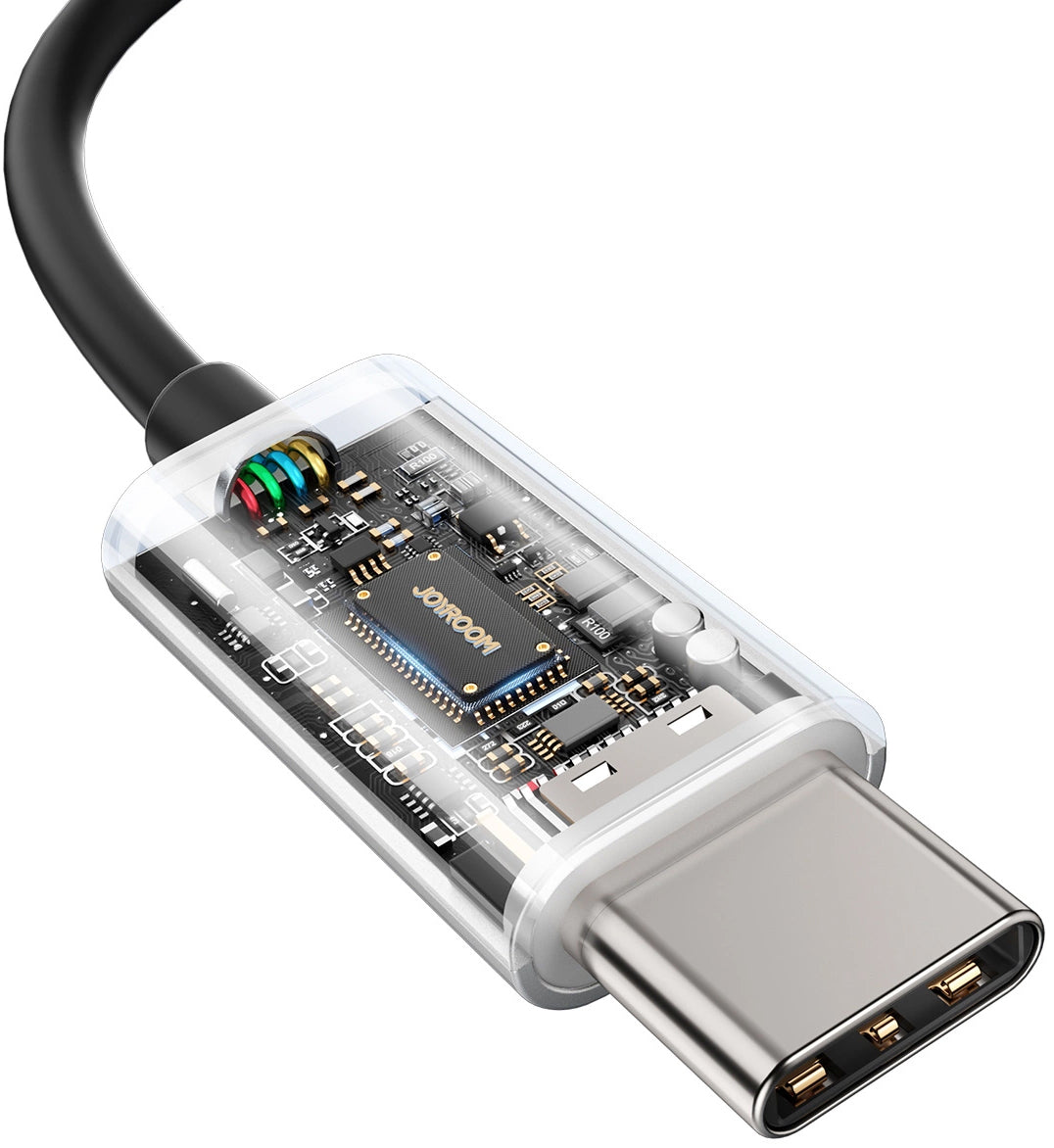 Handsfree USB-C Joyroom JR-EC07, Schwarz