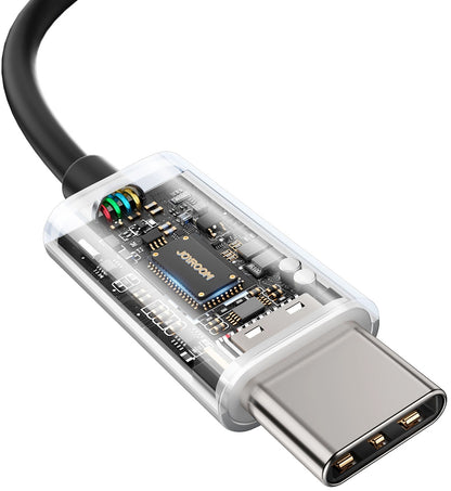Handsfree USB-C Joyroom JR-EC07, Schwarz